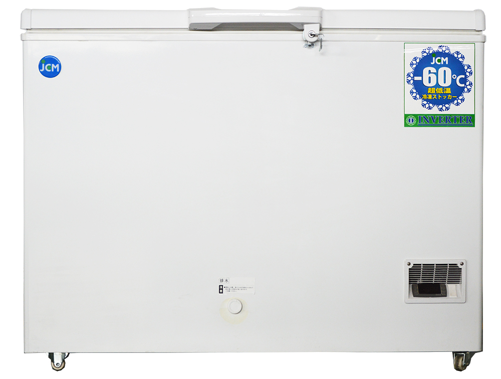 超低温冷凍ストッカー インバーター -60℃ 冷凍庫 チェスト フリーザー 鍵付 大容量 【送料無料】JCMCC-142