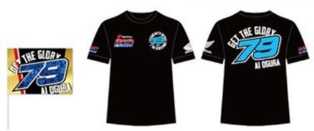 2023 MotoGP 小椋藍 応援 Ｔシャツ ステッカー セット もてぎ-