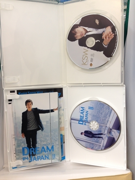 DVD『クォン・サンウ 「DREAM IN JAPAN～心の扉を開いて～PART II」「ＫＳＷ」（２商品セット）』送料安-(ゆうメールの場合)の画像2