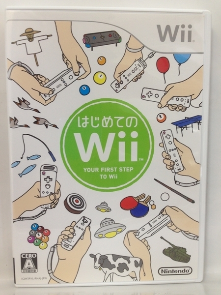 Wii『はじめてのWii（ソフト単品）』送料安！(ゆうメールの場合)_画像1