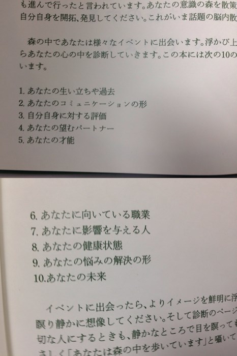 本『あなたは森の中を歩いています。 / 川口由貴 / 脳内散歩　自分セラピー』送料安！(ゆうメールの場合)_画像4