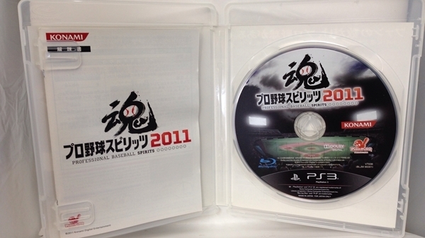 PS3『プロ野球スピリッツ2011』送料安！(ゆうメールの場合)_画像2