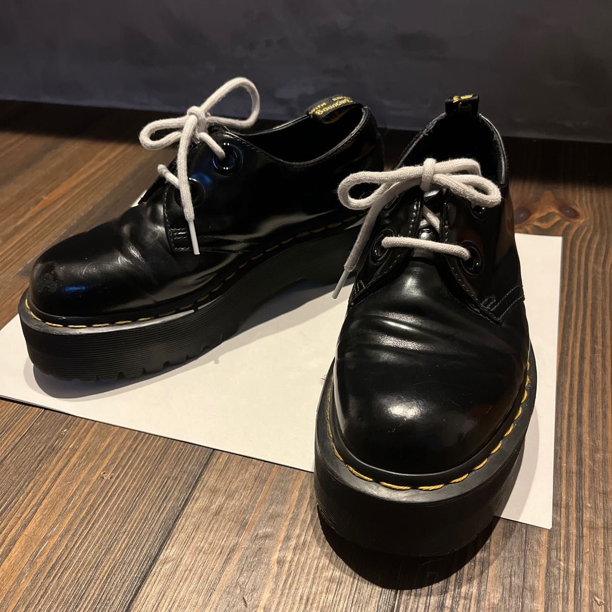 Dr.Martens ドクターマーチン ホリー 2ホール ダブルソール HOLLY ホリー UK5 厚底