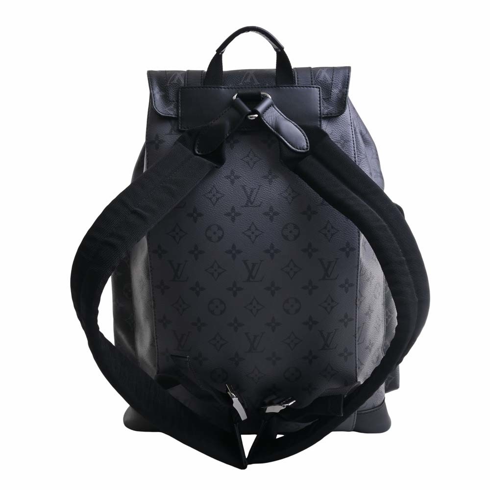 【中古】LOUIS VUITTON ルイヴィトン エクリプス リバース クリストファーMM リュックサック バックパック M45419 ブラック メンズ by_ルイヴィトンリュック