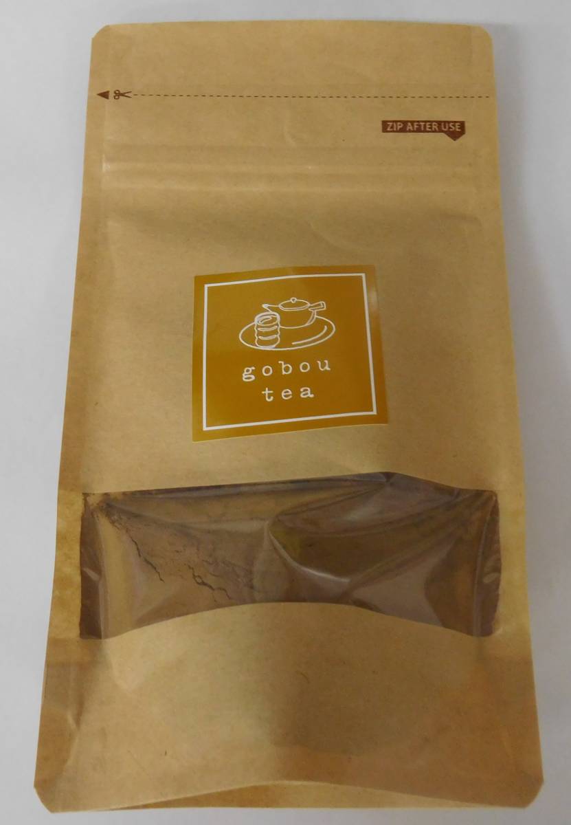 [ sale ] gobou tea ( flour )30g×4 craft sack in present .