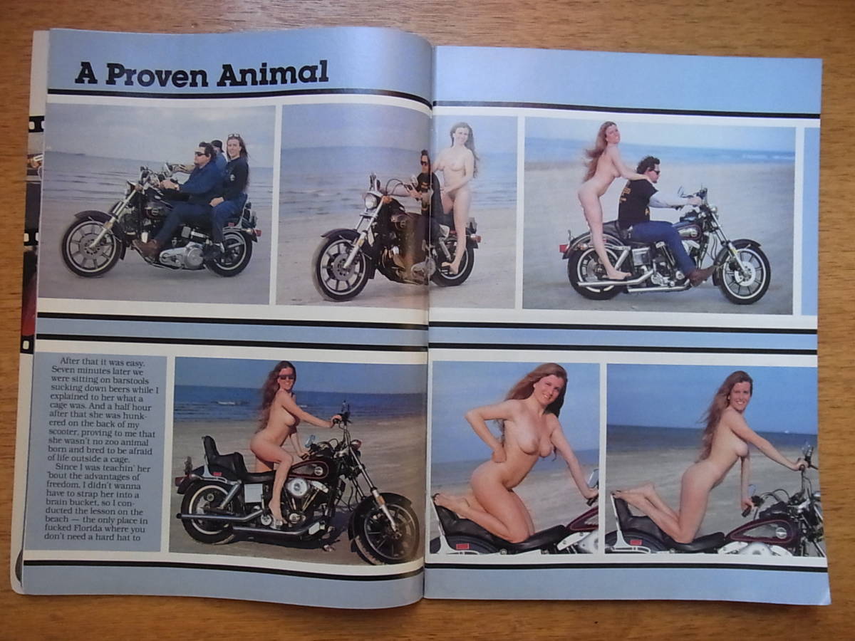 1986年アメリカのチョッパー乗りの雑誌「Easyriders」別冊写真集「In the Wind」24号_画像2