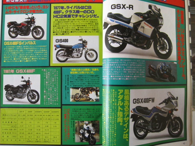  monthly motorcycle 1984 year 9 month *FZ400R CBR400F GSX-R GPZ400F VT250F KR250 RG250Γ BEET Hurricane SAPhiroseMORI 80 period parts *