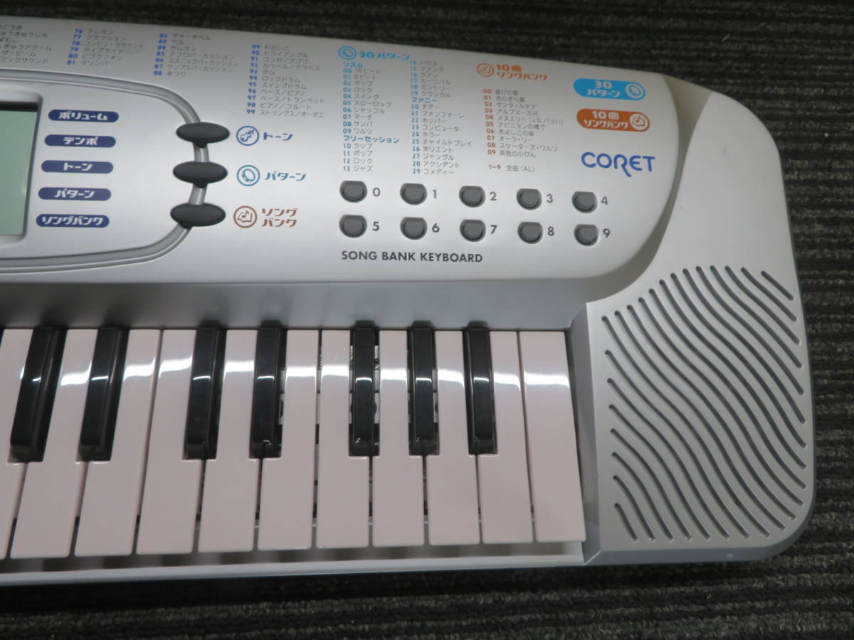 K☆CASIO　カシオ　SA‐75　ピアノ　CORET　ミニキーボード　電子キーボード　動作OK_画像4