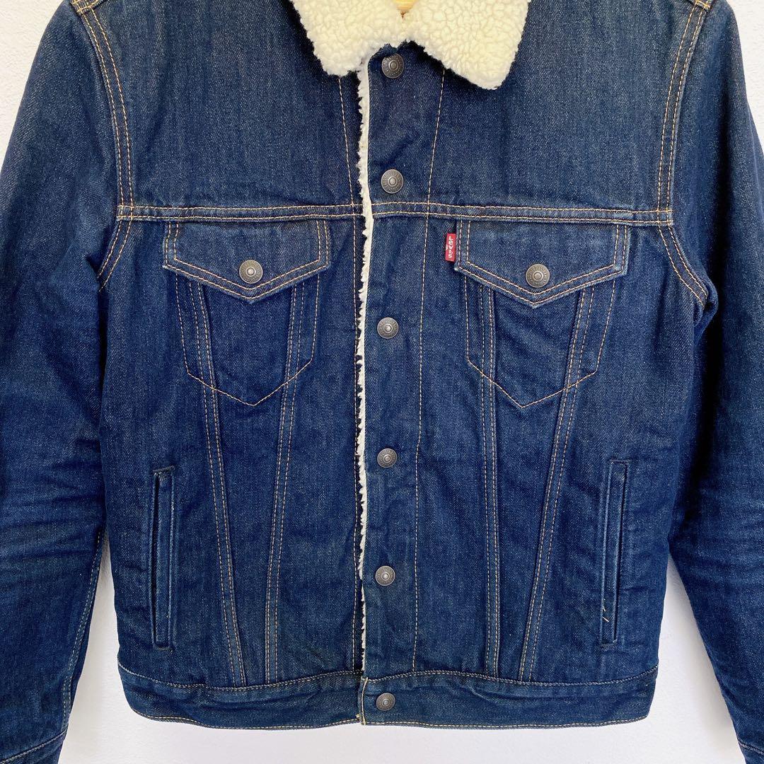 2672美品 Levi's リーバイス デニム ボア ジャケット S/M相当　キムタク