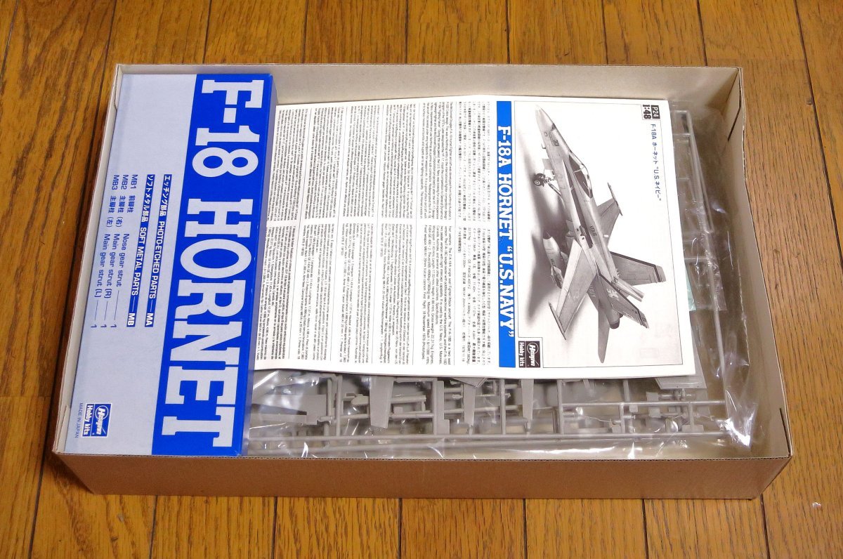 【即決】 ハセガワ 1/48 F-18A ホーネット “U.S.ネイビー” ■ P24 07024_画像2