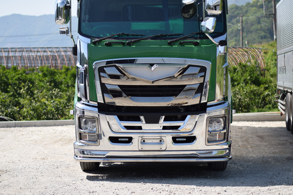  new model Giga fai booster raised-floor Isuzu truck stainless steel bumper guard domestic production commodity new goods 