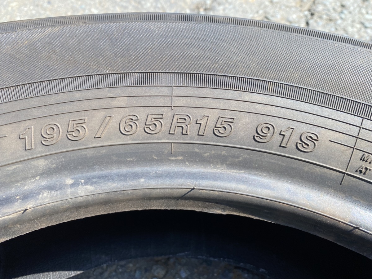 DF907②■195/65R15 91S　2本のみ　YOKOHAMA ECOS ES31　2020年製造　ほぼ新品　条件付き送料無料　室内保管　激安　売切価格　_画像8