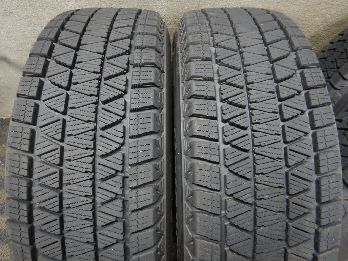 J5T7005■225/65R17 BRIDGESTONE DM-V3 A-TECH 7J 5H PCD114.3 22年 スタッドレス★条件付送料無料★超バリ溝 ハリアー エクストレイル_画像9