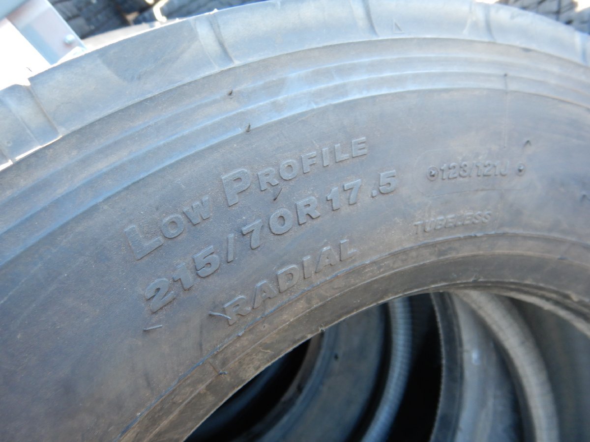 4本価格★パT7044■215/70R17.5 123/121J BRIDGESTONE R173 夏タイヤ★条件付送料無料★トラック 地山 積載車_画像7