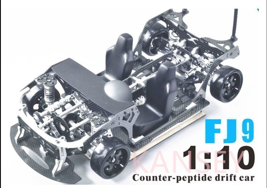 FIJON FJ9 1/10フロントエンジンデザインRCカーパーツドリフトフレーム