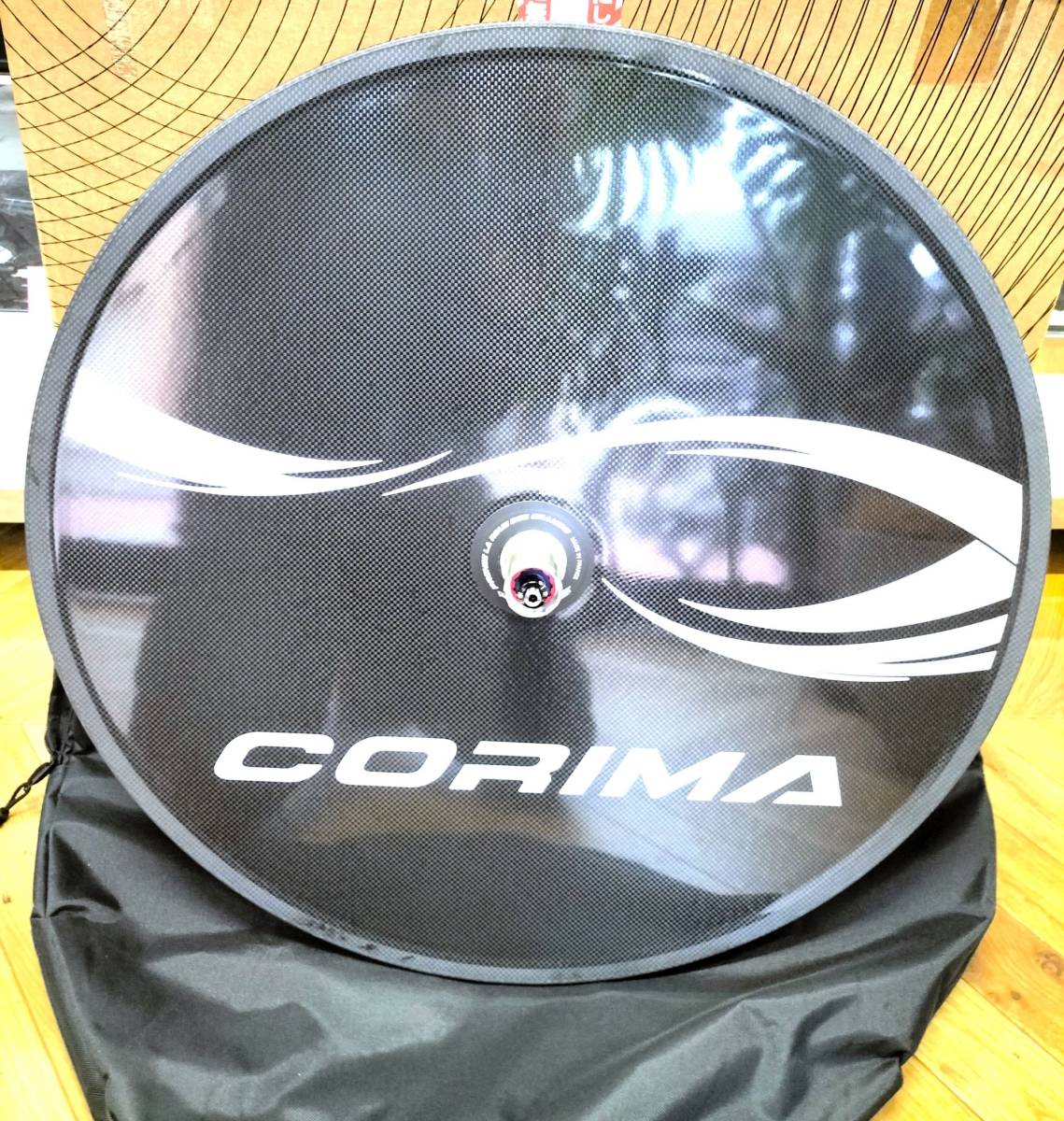 新品 CORIMA DISC CN 700c リア シマノ11s カーボン製ディスクホイール_画像1