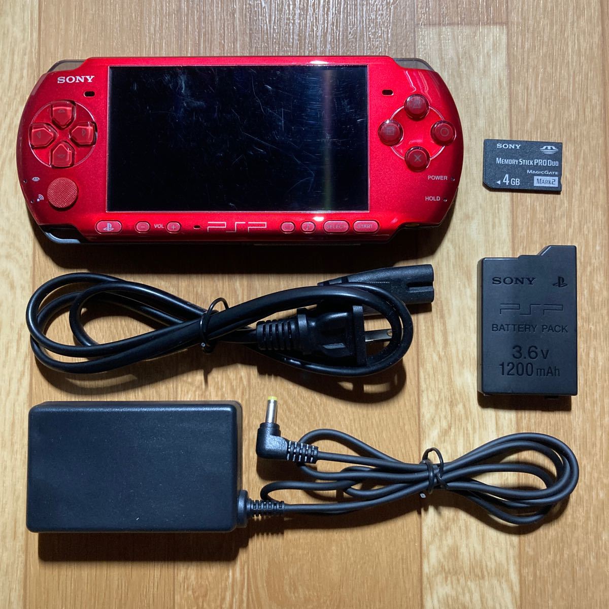 PSP PSP-3000 ラディアントレッド 一式セット｜Yahoo!フリマ（旧PayPay