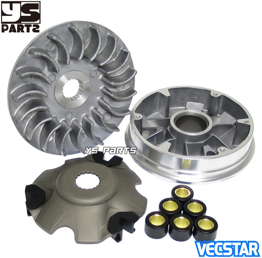 【高品質】ハイスピードプーリーキットVECSTAR125/ヴェクスター125/ベクスター125[CF42A]【プーリー/フェイス外径112mm/斜度14.0度】_画像1