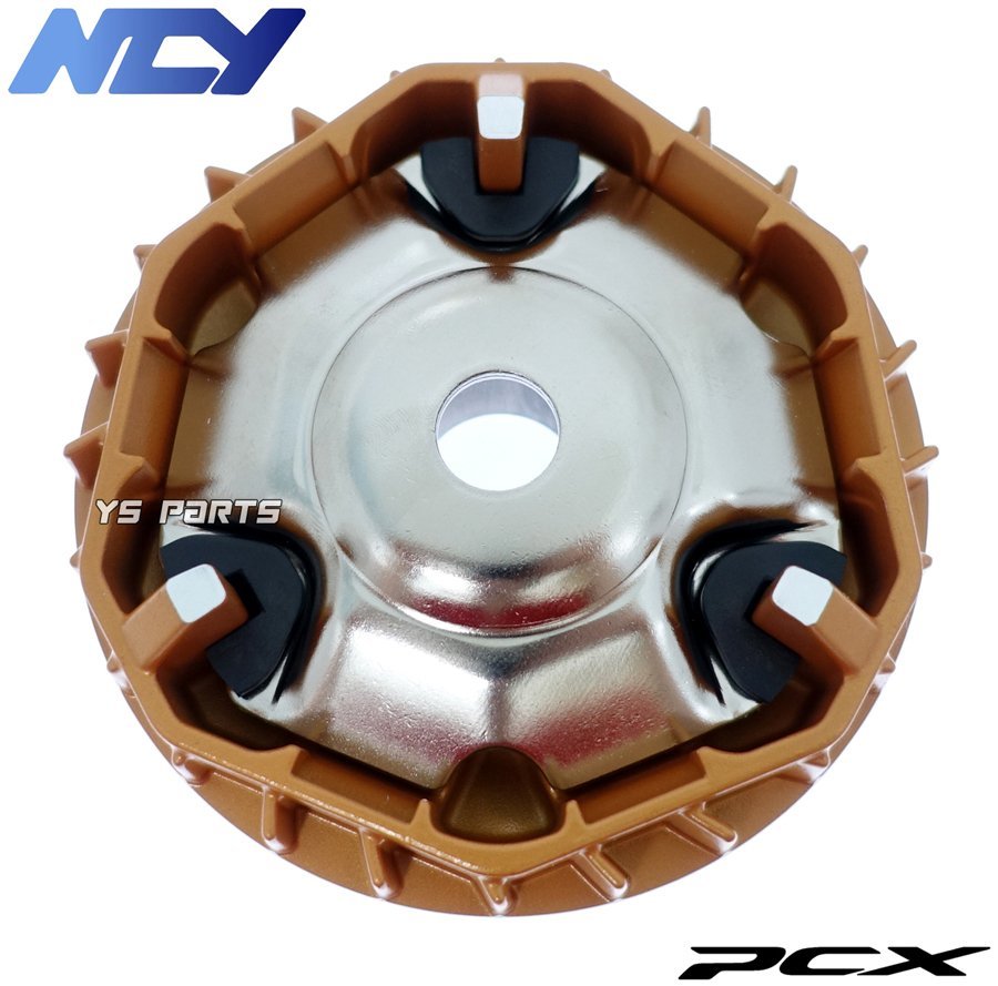 [復刻]NCYテフロン黄金ハイスピードプーリー+ランププレート PCX125[JF28/JF56/JF81]PCX150[KF12/KF18/KF30]ADV150[KF38][ローラー選択可]_画像5