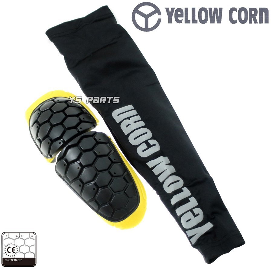 [ стандартный товар ]YAS-001 Yellow corn 2 -слойный структура CE протектор есть . пот скорость . arm затенитель от солнца / гетры для рук / рука покрытие / выгоревший на солнце участок предотвращение [ Logo часть отражатель ]