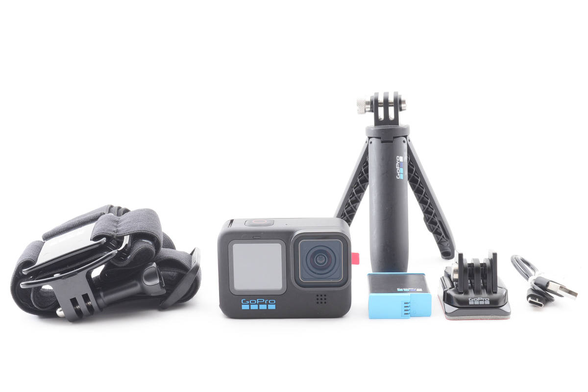 ■ ほぼ新品 ■ ゴープロ GoPro HERO10 BLACK CHDHX-101-FW アクションカメラ B1025S309S1018DB C184_画像1