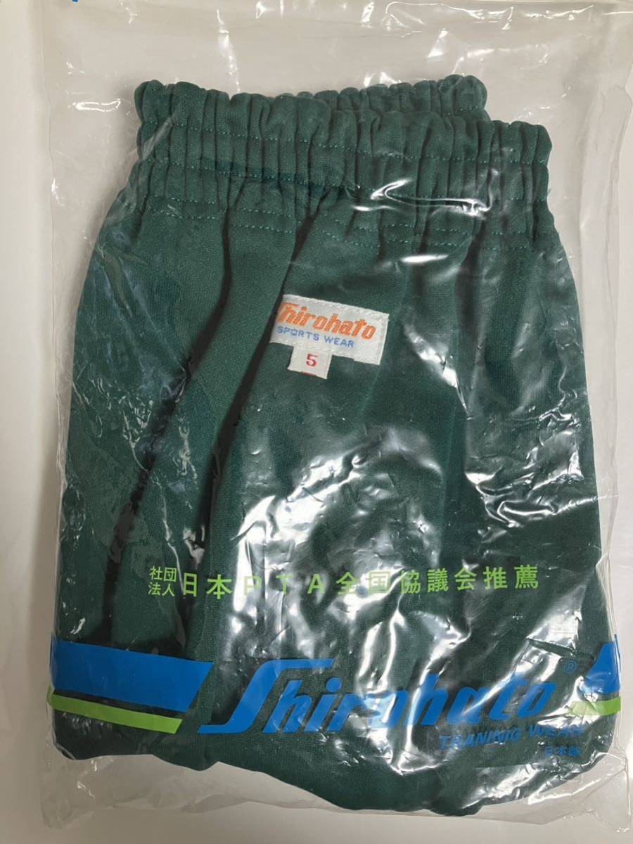 シロハト ブルマ 5？サイズ(実寸した所3Lくらいでした) 緑色 日本製 体操服 コスプレ