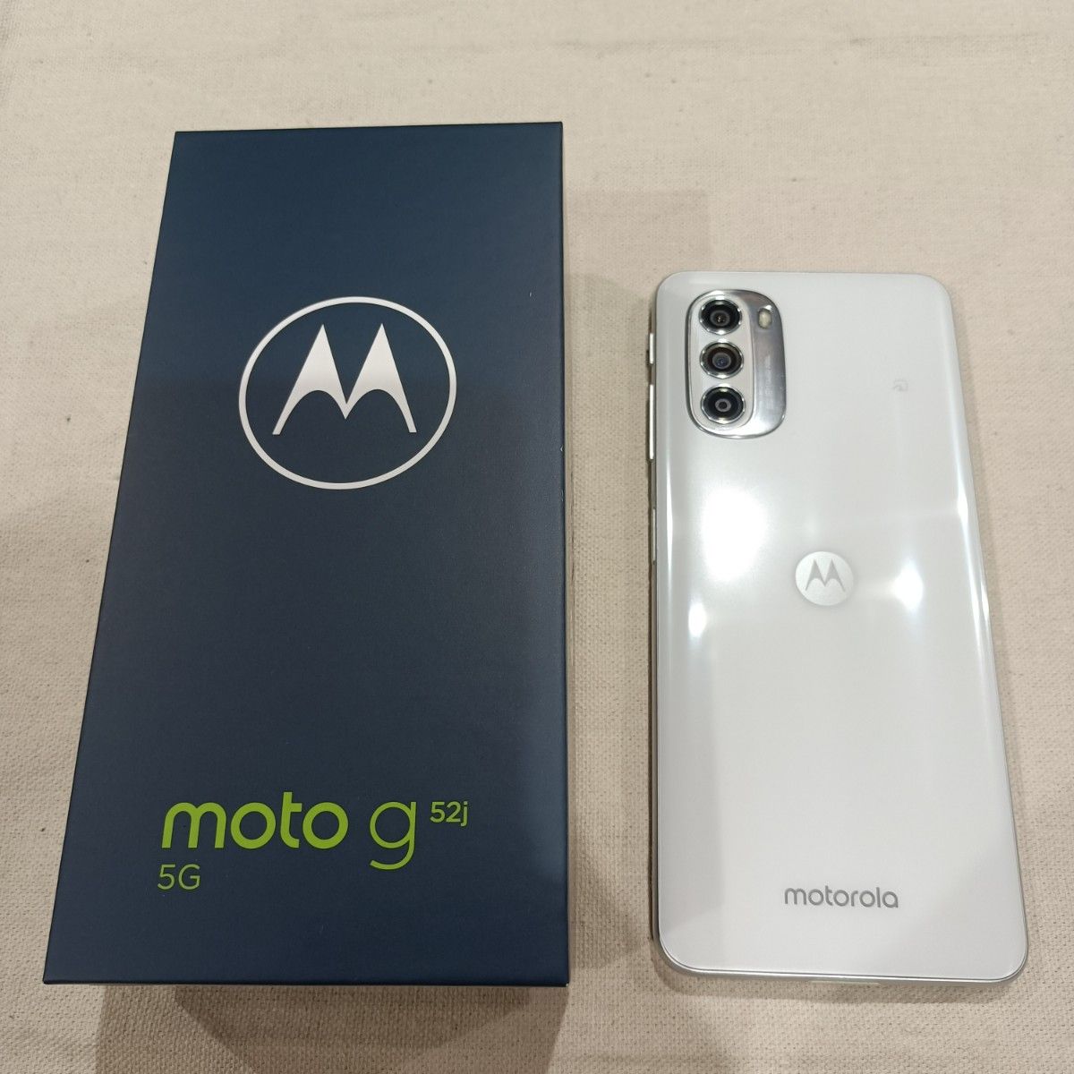 Motorola moto g52j 5G パールホワイト 6/128GB|PayPayフリマ