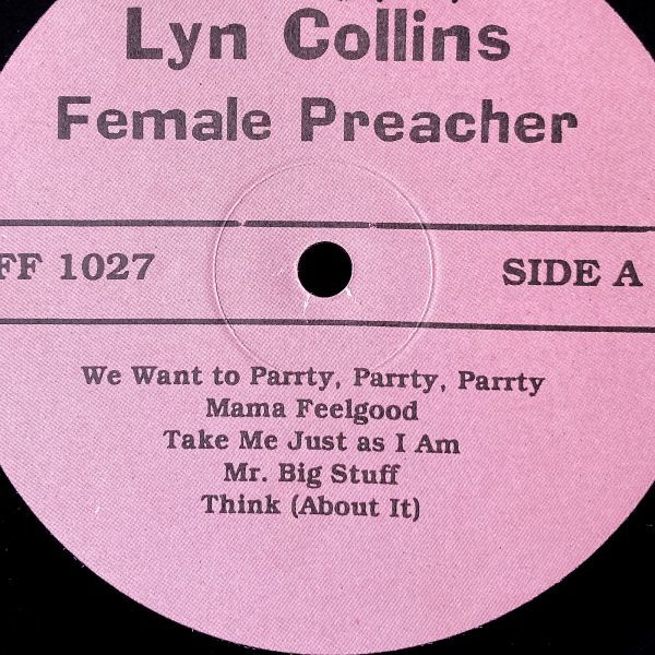 【US盤/LP】Lyn Collins リン・コリンズ / Female Preacher ■ Famous Flame Records / FF 1027 / James Brown / ファンク_画像3