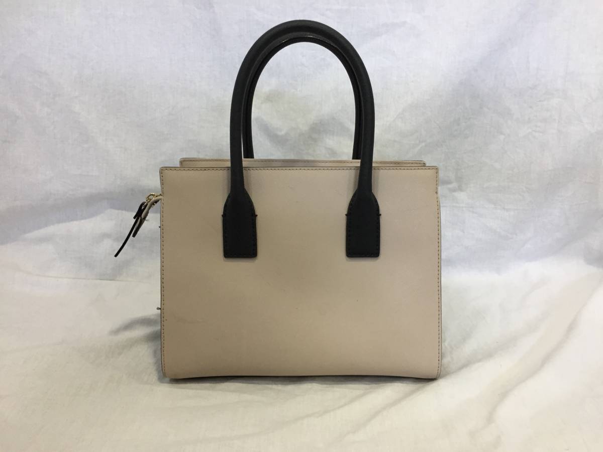 ＝1円～送料無料 ケイトスペード CAMERONSTREET SMALL CANDACE ハンドバッグ PXRU5957ピンク ブラック レザー製 kate spade_画像2