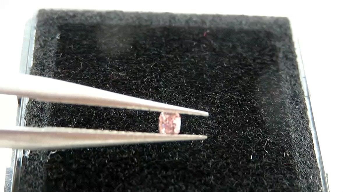 VS1 天然 ピンクダイヤ FANCY INTENSE IPINK VS1 0.047ct ストレートピンク 蛍光 ソ付き