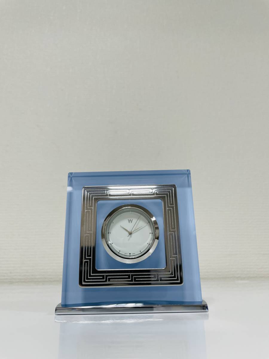 ☆腕時計☆可動品 #10765 WEDGWOOD ウエッジウッド インタグリオ ネオ クロック 置時計 箱付_画像5