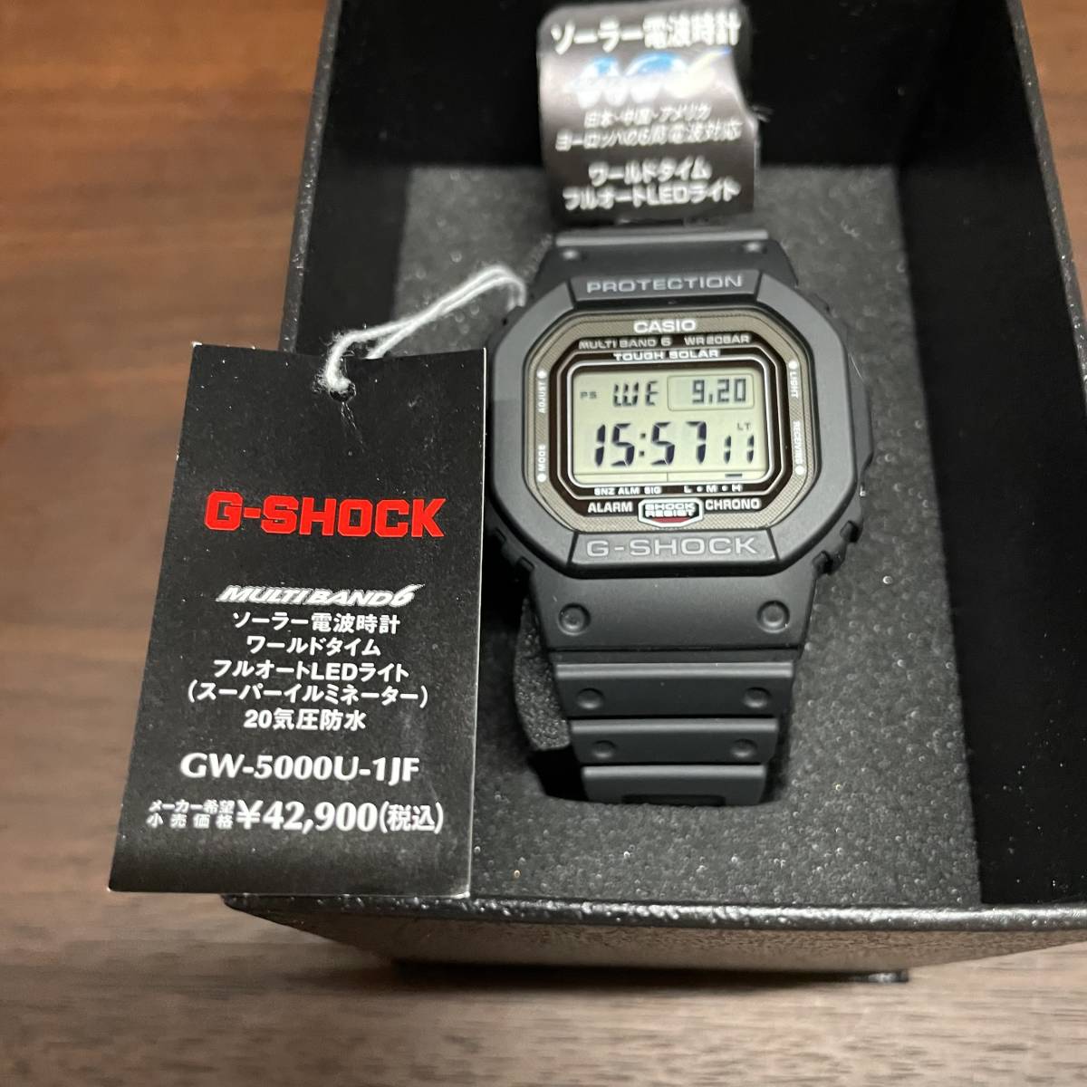 良好品】 GW-5000U-1JF G-SHOCK CASIO タグ付き 国内正規品 極美品