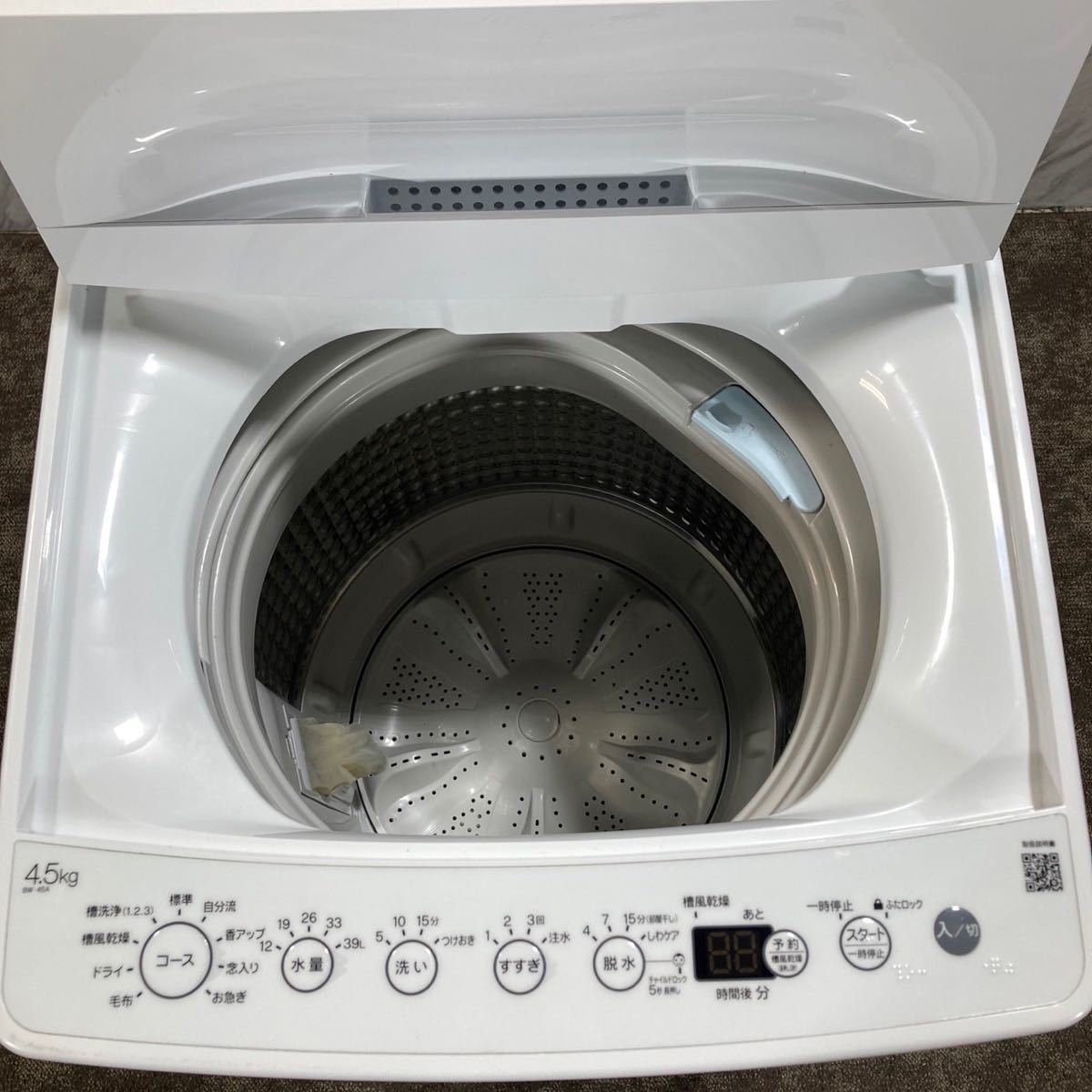 日本に 洗濯機 Haier BW-45A K686 家電 2022年製 4.5kg 5kg未満