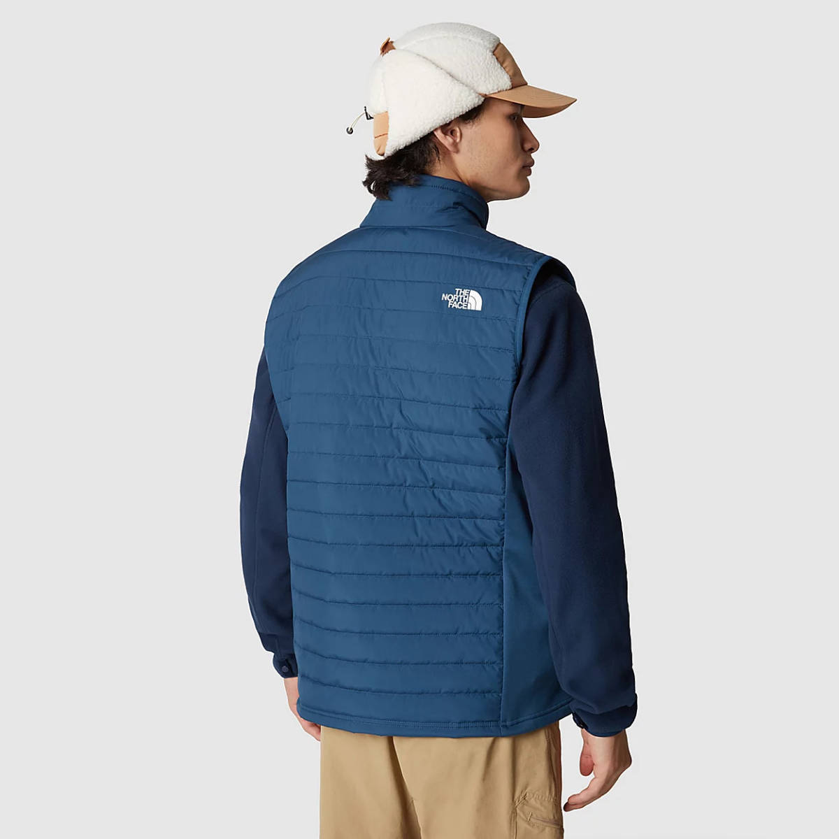 新品 正規品 USA限定 日本未発売 The North Face ノースフェイス インサレーションベスト HeatseekerEco US-M Blue 洗濯可能_画像5