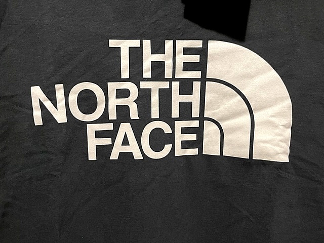 送料￥380 新品 日本未発売 正規品 USA限定 日本未発売 The North Face ノースフェイス ロゴ 長袖Tシャツ ロンT US-XL ブラック_画像3