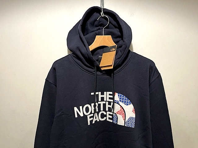 即決 新品 正規品 USA限定 日本未発売 The North Face ノースフェイス ハーフドームロゴ スウェットフーディー パーカー ネイビー US-M