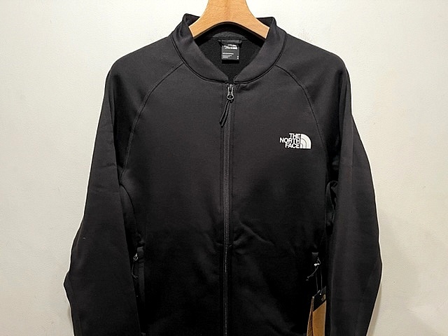 新品 正規品 USA限定 日本未発売 The North Face ノースフェイス MA-1タイプ フリースジャケット ジップアップジャージ Black US-M_画像1