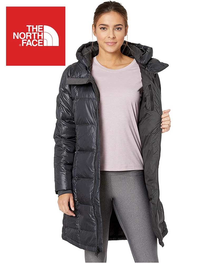 新品 正規品 EU/USA限定 日本未発売 The North Face ノースフェイス ロング丈 ダウンジャケット ダウンコート GREY US-S_画像2