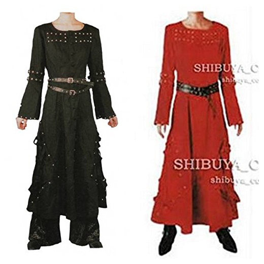X Japan hide モンクワンピース黒 /赤 コスプレ衣装 自由選択_画像1