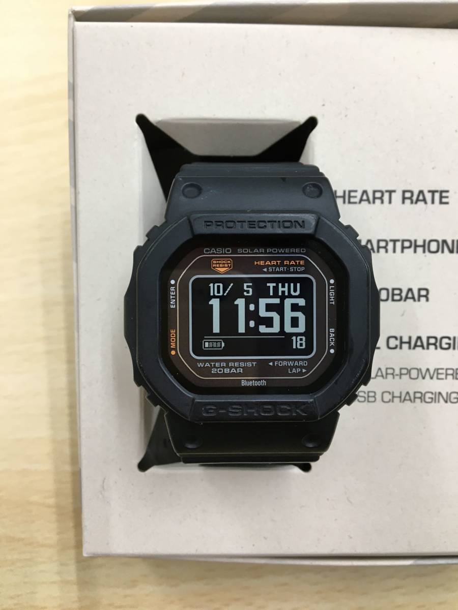 愛用 T-016/CASIO G-SHOCK DW-H5600-1JR G-SQUAD ジーショック 腕時計