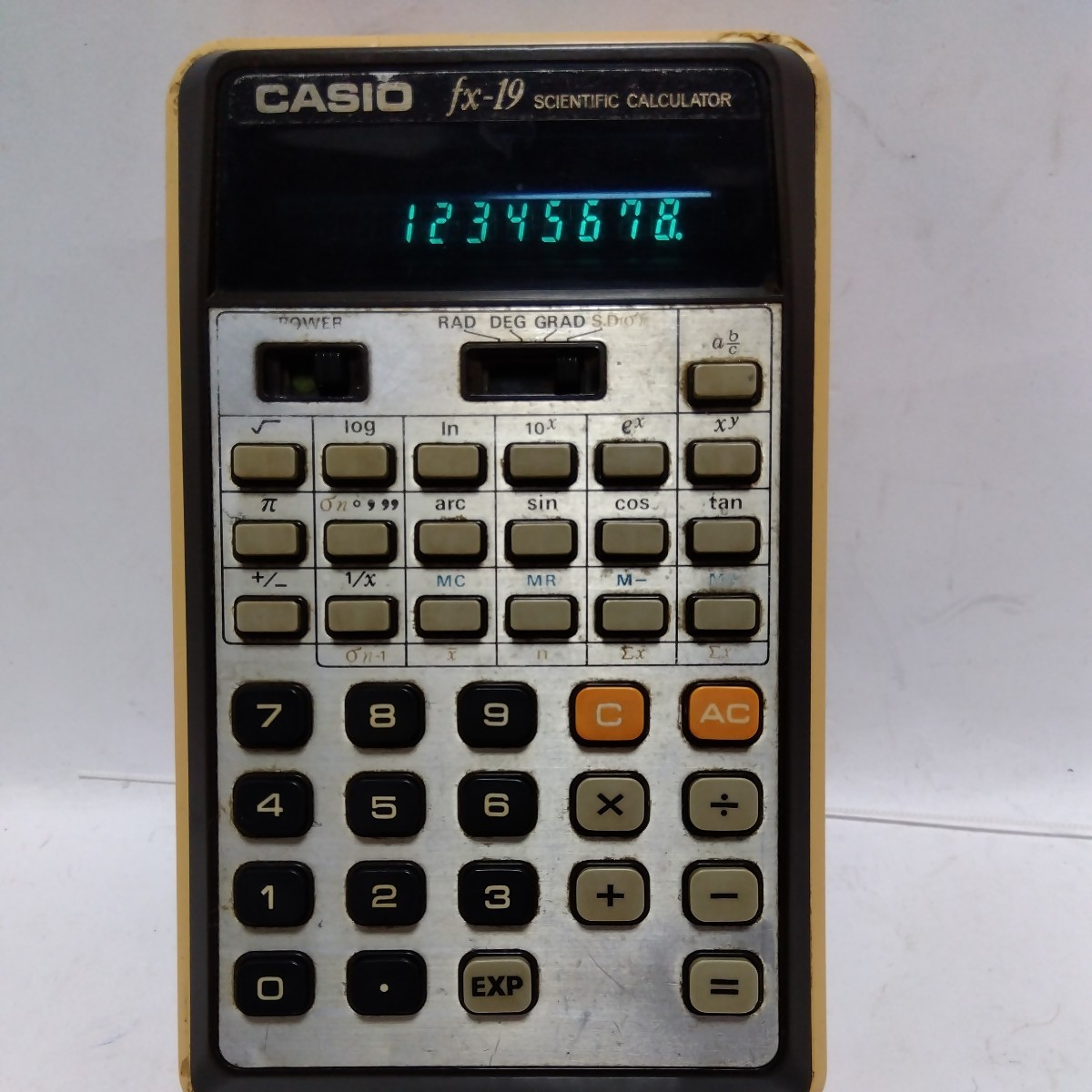 CASIO Casio fx-19 программируемый калькулятор флуоресценция калькулятор счет машина 