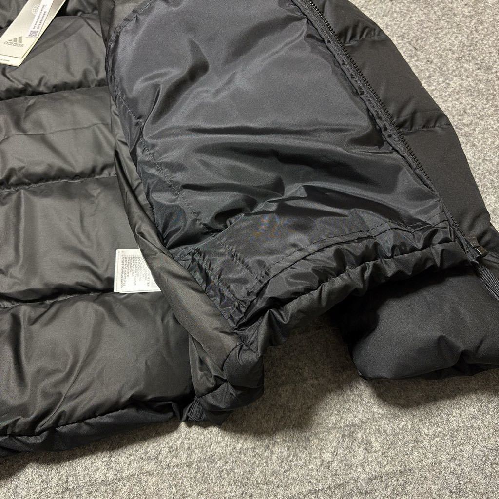 2XO（3XL)サイズ ★ 新品 adidas ESS MID Down Jacket アディダス ダウンジャケット エッセンシャルズ 黒 防寒 アウター 黒 GT141 4L_画像7