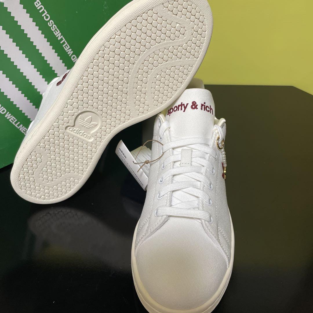 27.0cm ★ adidas STAN SMITH SPORTY & RICH アディダス スタンスミス スポーティー アンド リッチ スニーカー  白 HQ6073