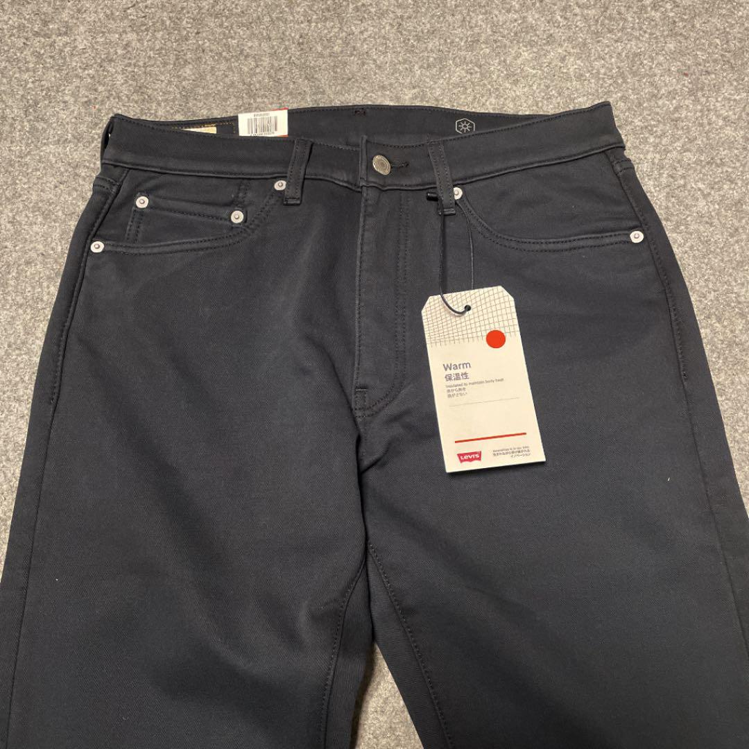 W33 ★ 暖パン 新品 リーバイス 505 ウォーム レギュラーストレート ストレッチ パンツ LEVI'S 暖パンWARM 保温 裏起毛 防寒 00505-2051_画像4