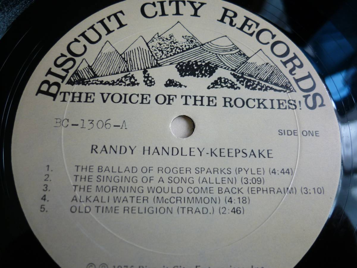 激レア!!!米国コロラド産マイナー系Gentle Voice Singer良質盤!!!【試聴!!!】Randy Handley『Keepsake』LP Folk オルガンバー サバービア_画像4