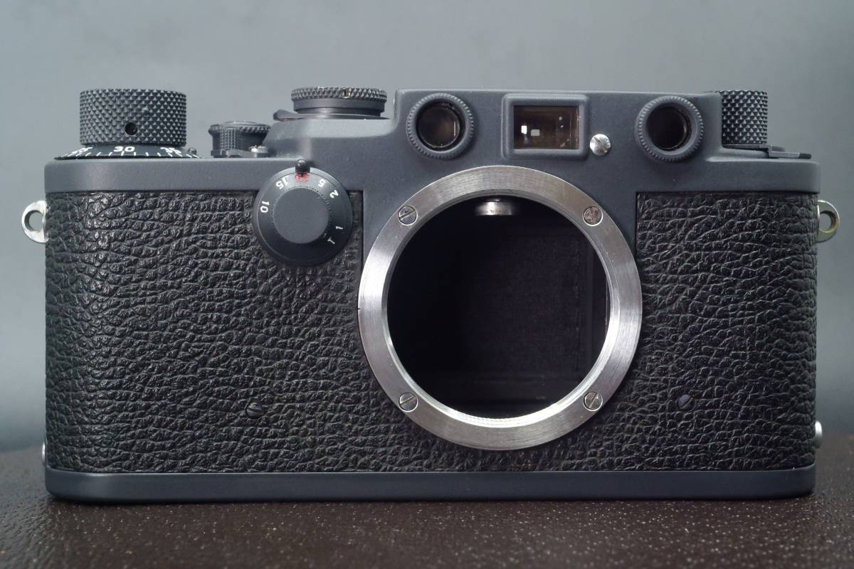 OH・シャッター幕交換済 バルナックライカ leica Ⅲf 3f iiif レッド