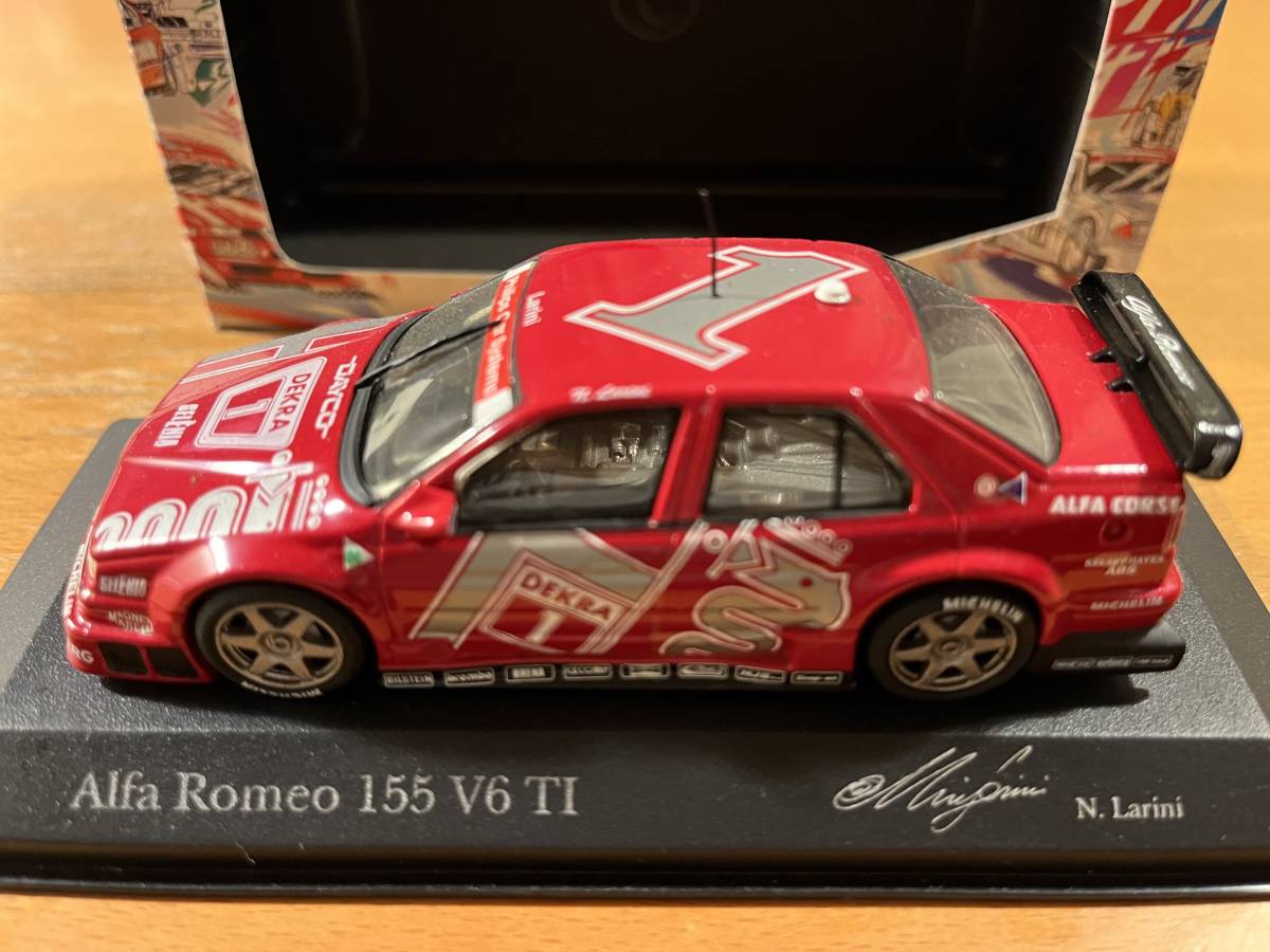 ★★★ 1/43 MINICHAMPS Alfa Romeo 155 V6 TI DTM 1994 Larini #1 ★★★_画像3