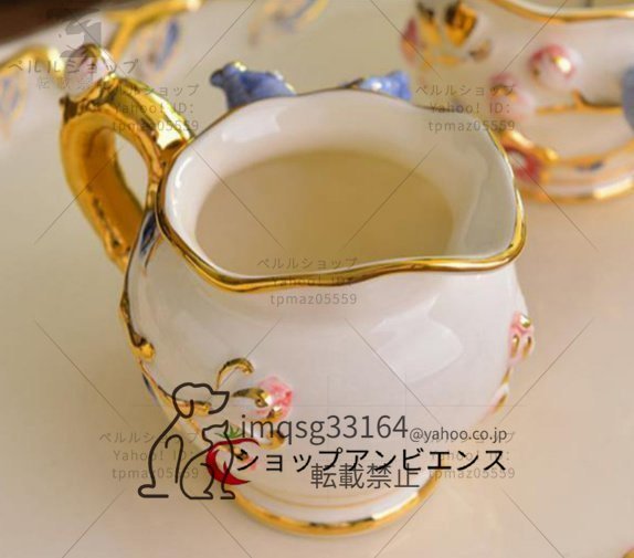  роскошный чайная посуда la Mix европейская посуда стол одежда интерьер Afternoon Tea Лолита. чай party ложка имеется 