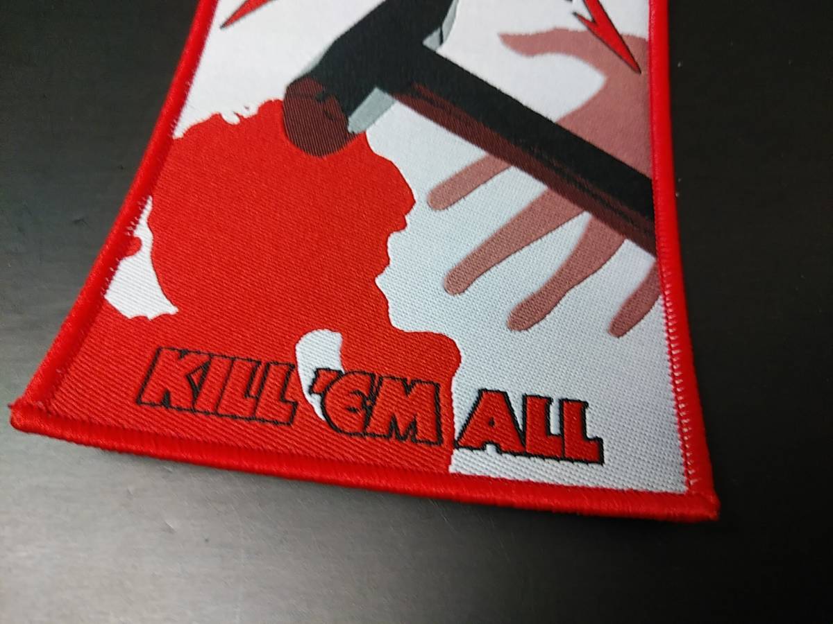 METALLICA embroidery patch badge Kill \'Em All Metallica / slayer motorhead judas priest iron maiden venom exodus sodom