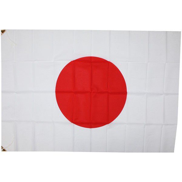 日の丸国旗(日本国旗) テトロン 約70cm×約105cm_画像1